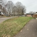 Spring lawn cleanup in London, Ontario