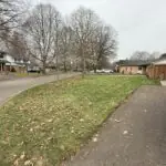 Spring lawn cleanup in London, Ontario