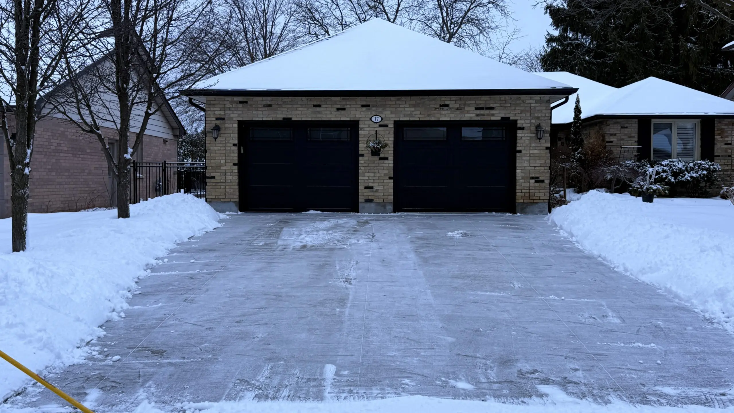 Residential snow removal service in London, Ontario