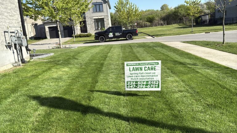 Weekly Lawn Mowing — London Ontario & Surrounding Areas