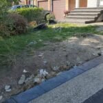 Commercial sod installation at a business property in London