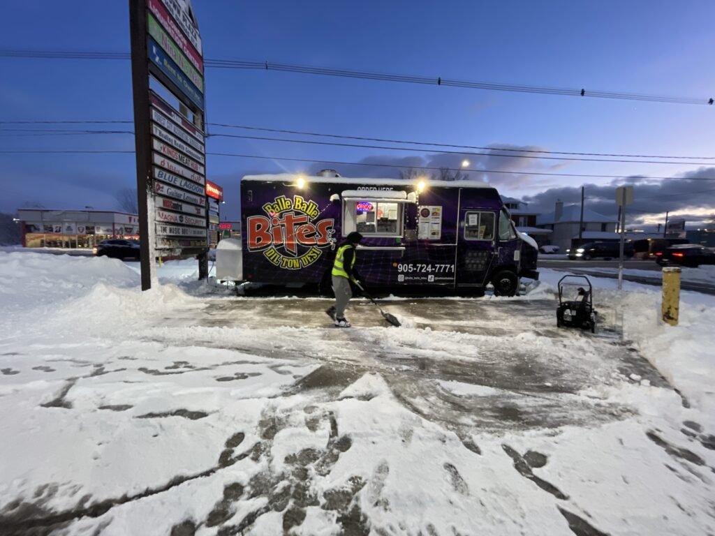 commercial snow plowing london ontario