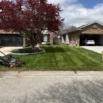 Reliable lawn mowing service for residential homes in Strathroy, Ontario.