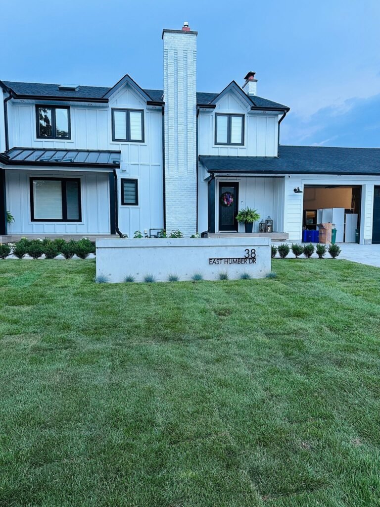 Fresh sod installation for a residential backyard in London and surrounding areas