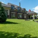 Commercial lawn maintenance for office parks and retail plazas in London, Ontario.