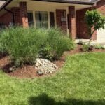 Mulch refresh around front beds